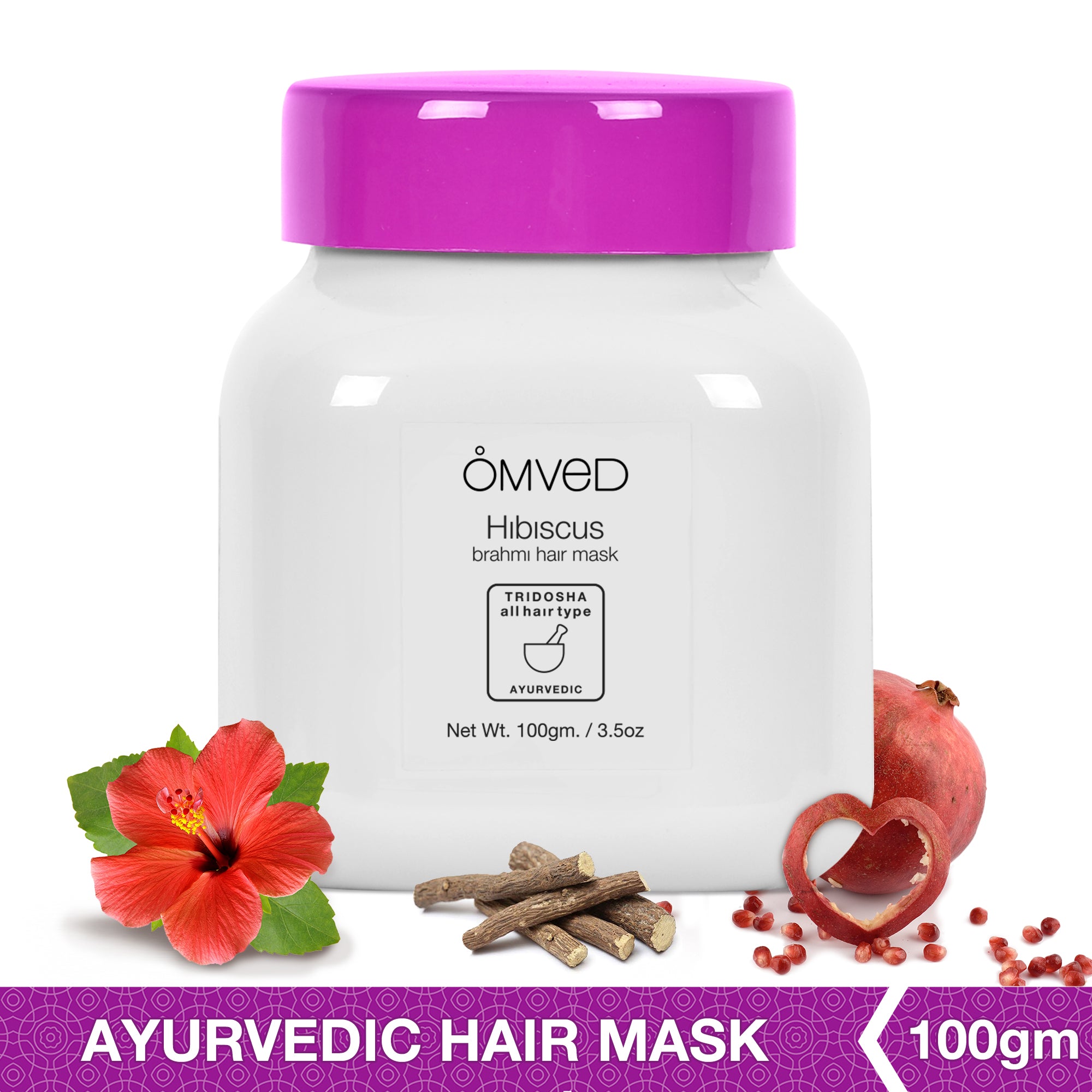 Hibiscus Brahmi Hair Mask