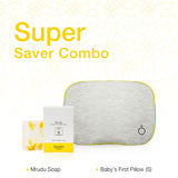 Omved Super Saver combo- Baby first pillow & Mrudu soap